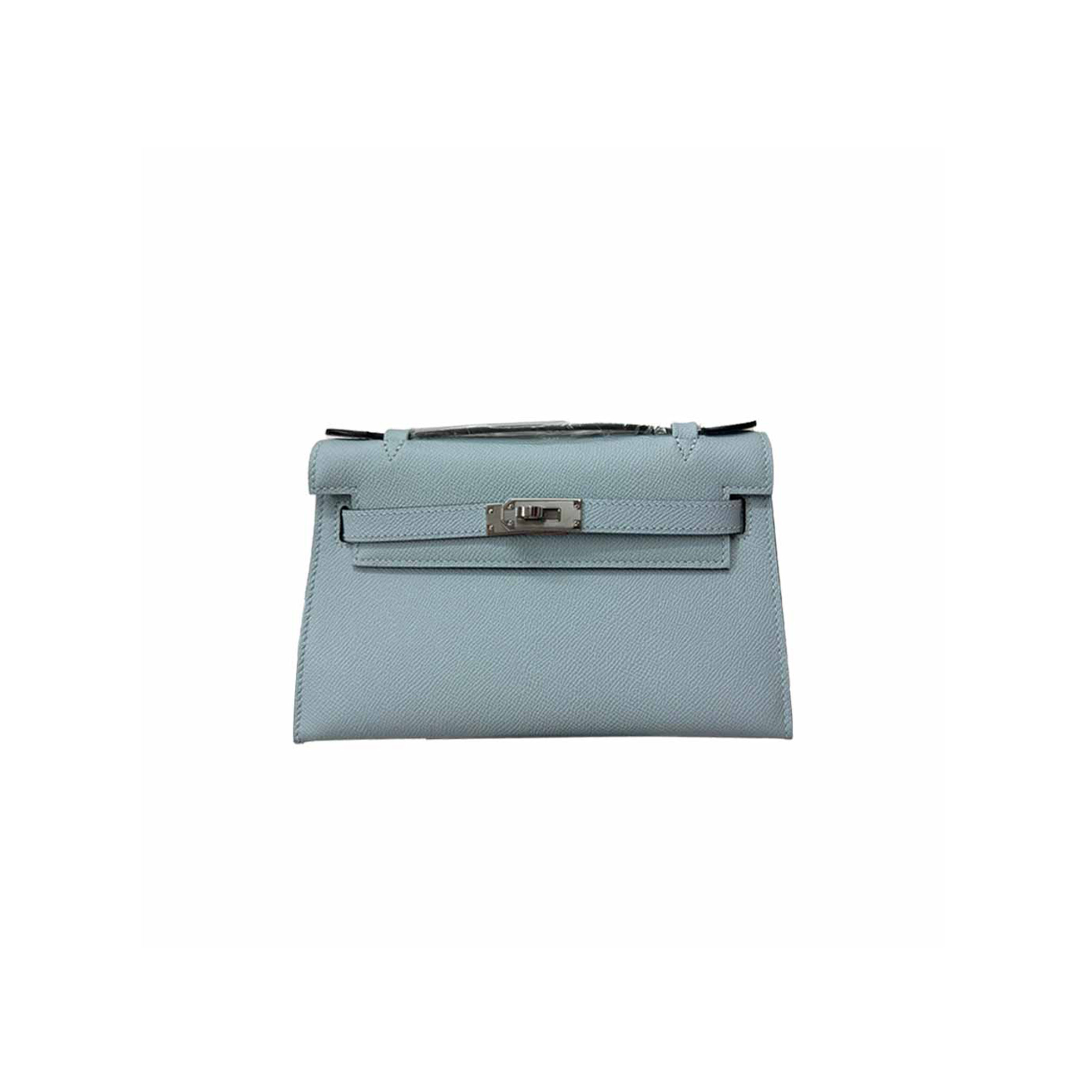 HERMES POCHETTE 22 CM HARDWARE EPSOM LEATHER (22*14*7cm) 